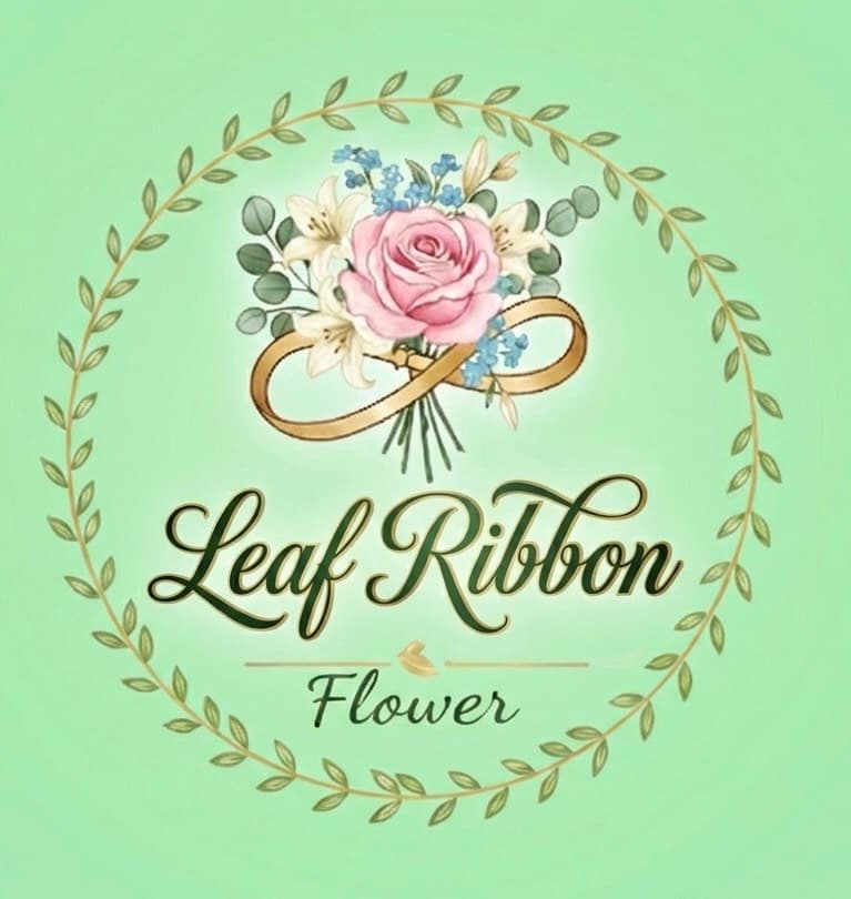 Leaf Ribbon Flower Shop